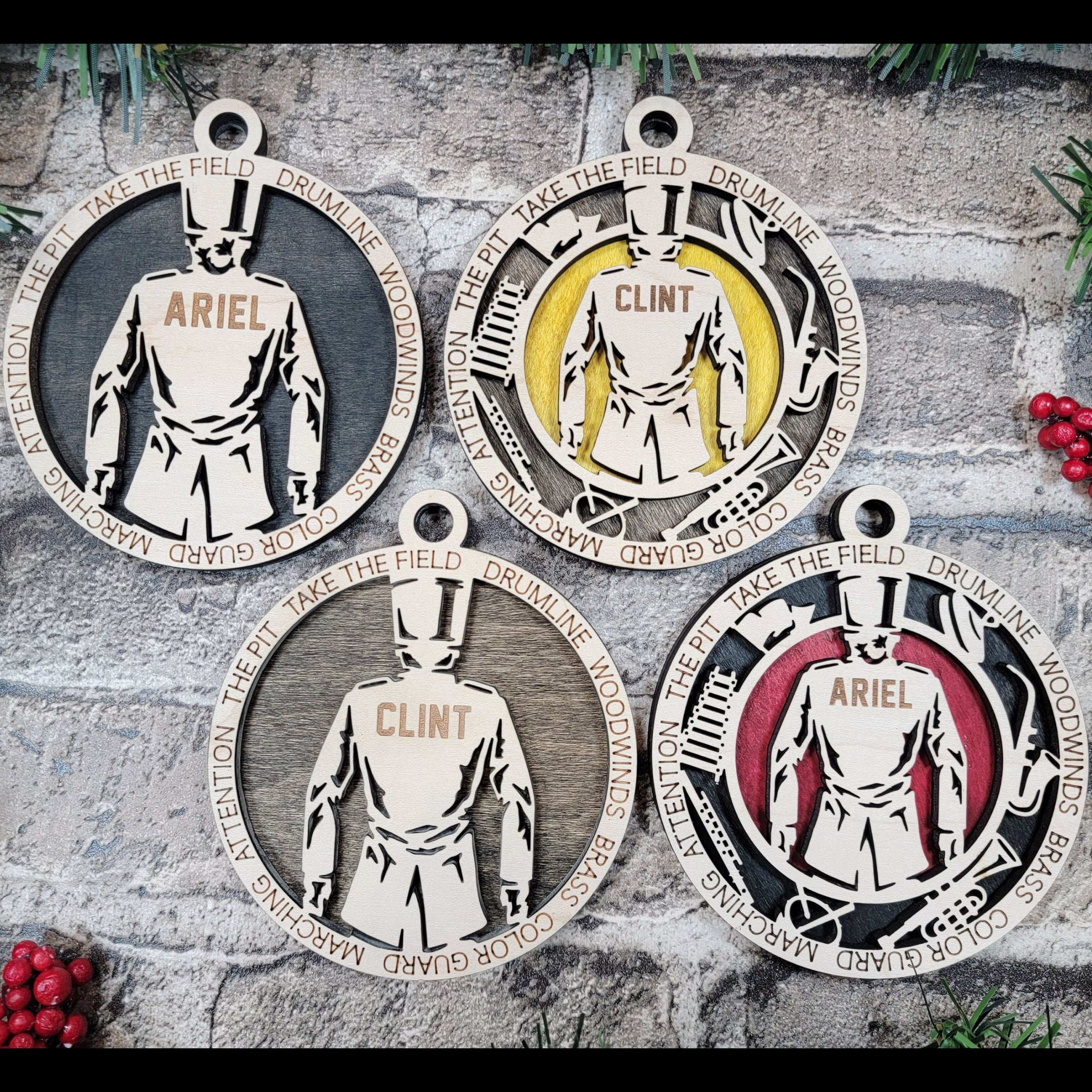 Personalized Sport Ornaments - Marching Band