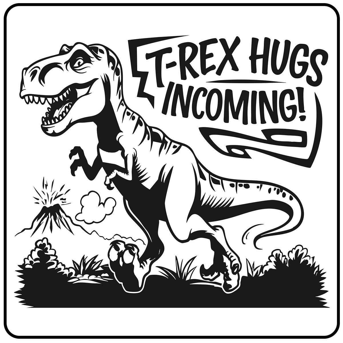 T Rex Hugs Incoming Kids Craft Kit