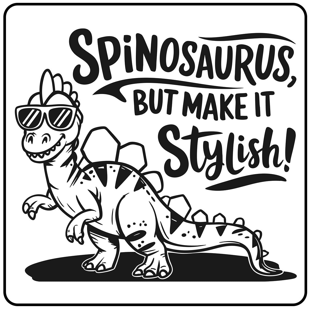 Spinosaurus But Make It Stylish Kids Craft Kit