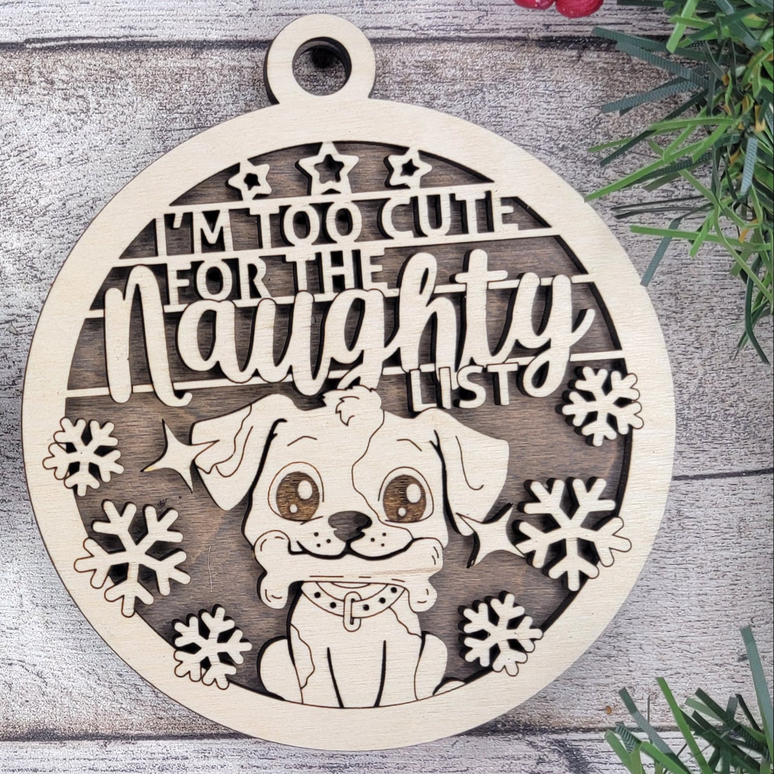 Pawsome - I'm Too Cute for the Naughty List