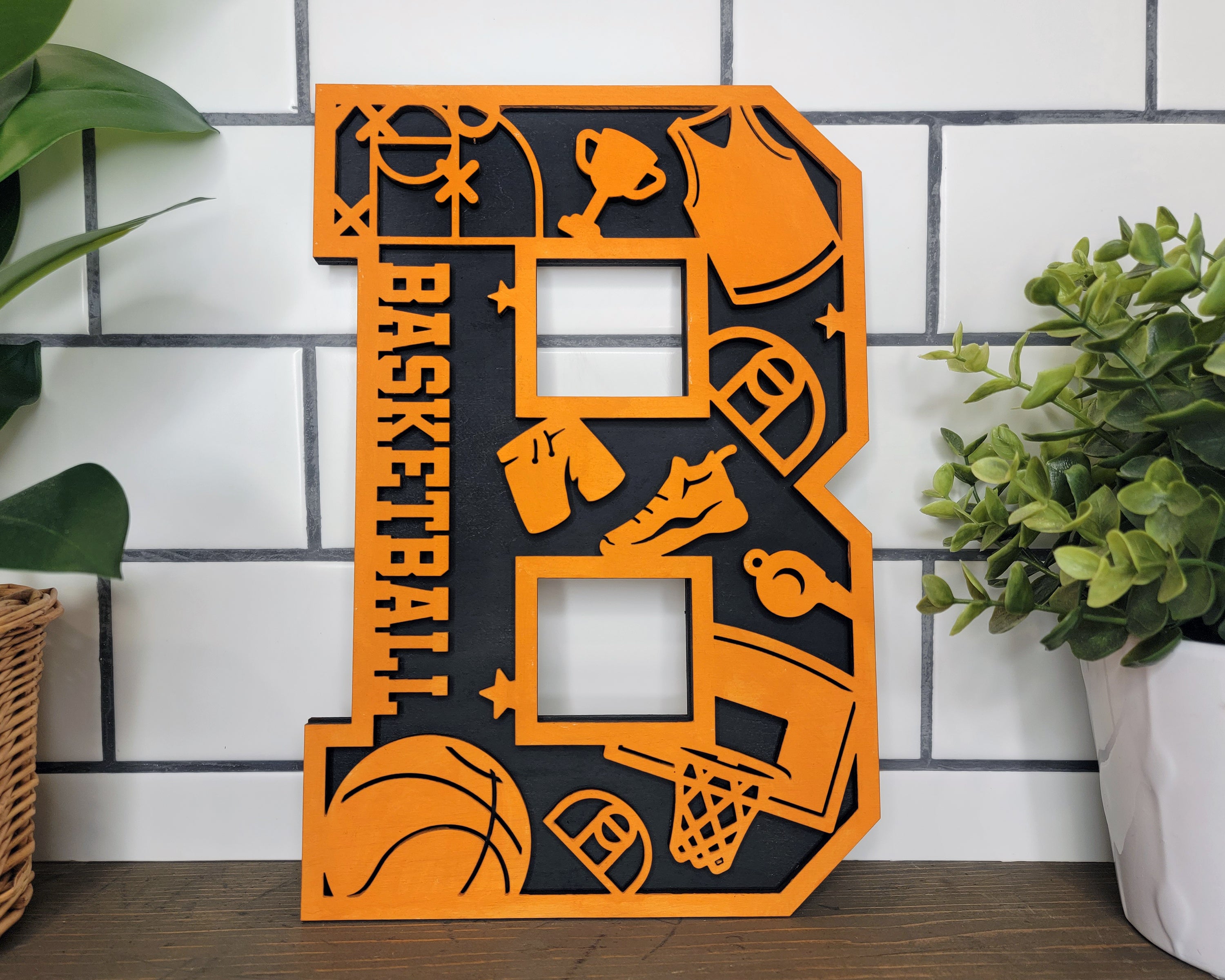 Personalized Sport Numbers & Letters - Basketball