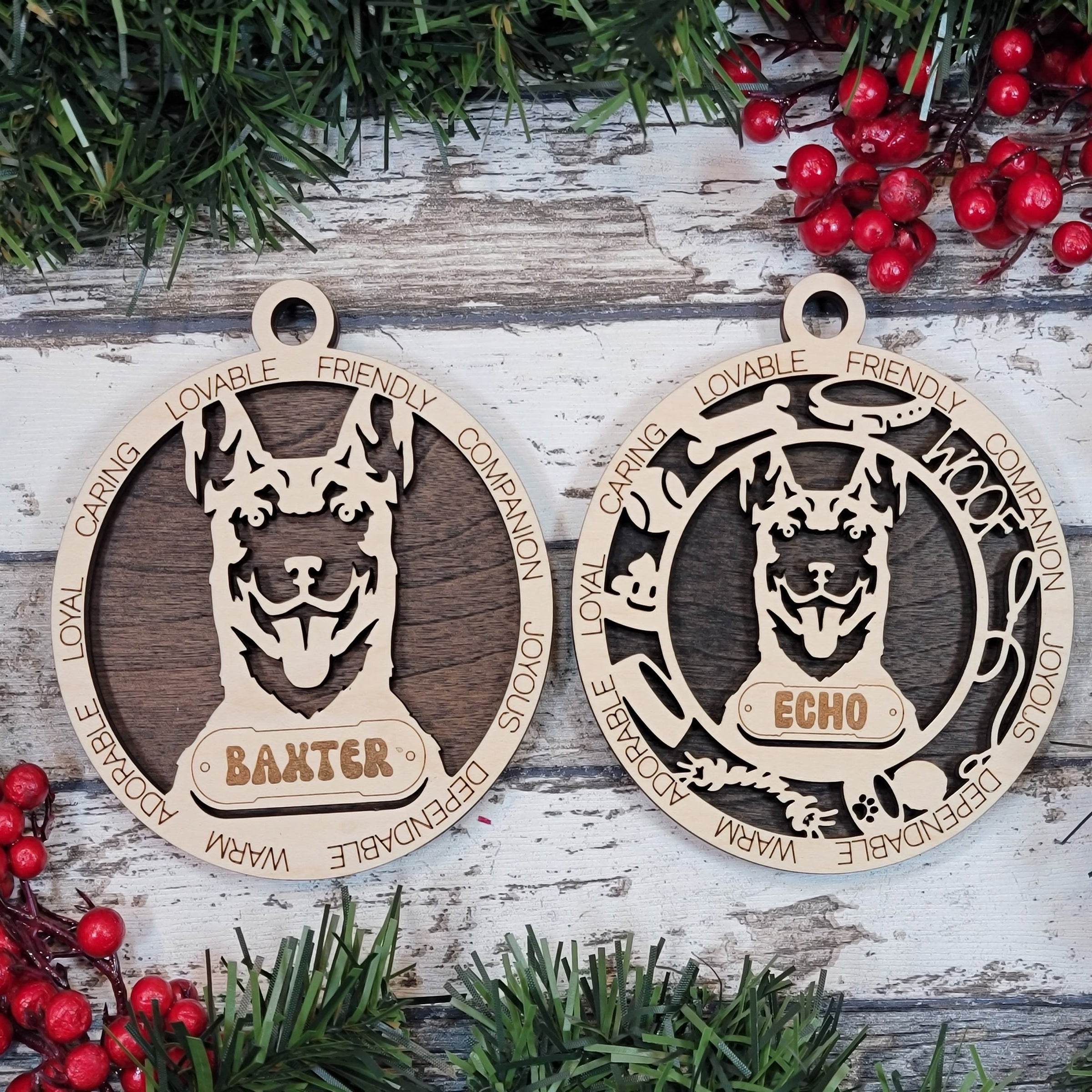 Personalized Dog Breed Ornaments - Beauceron