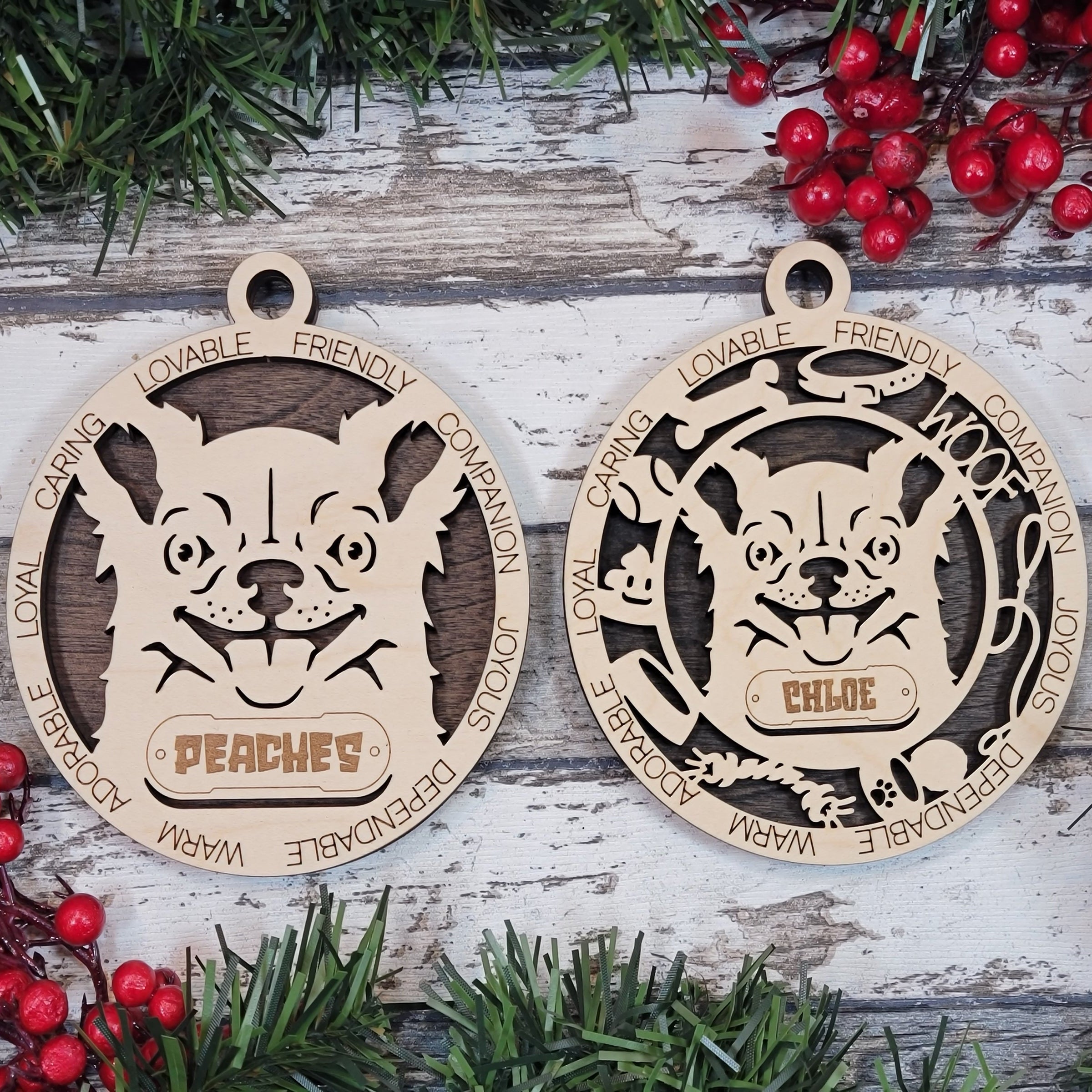 Personalized Dog Breed Ornaments - Chihuahua