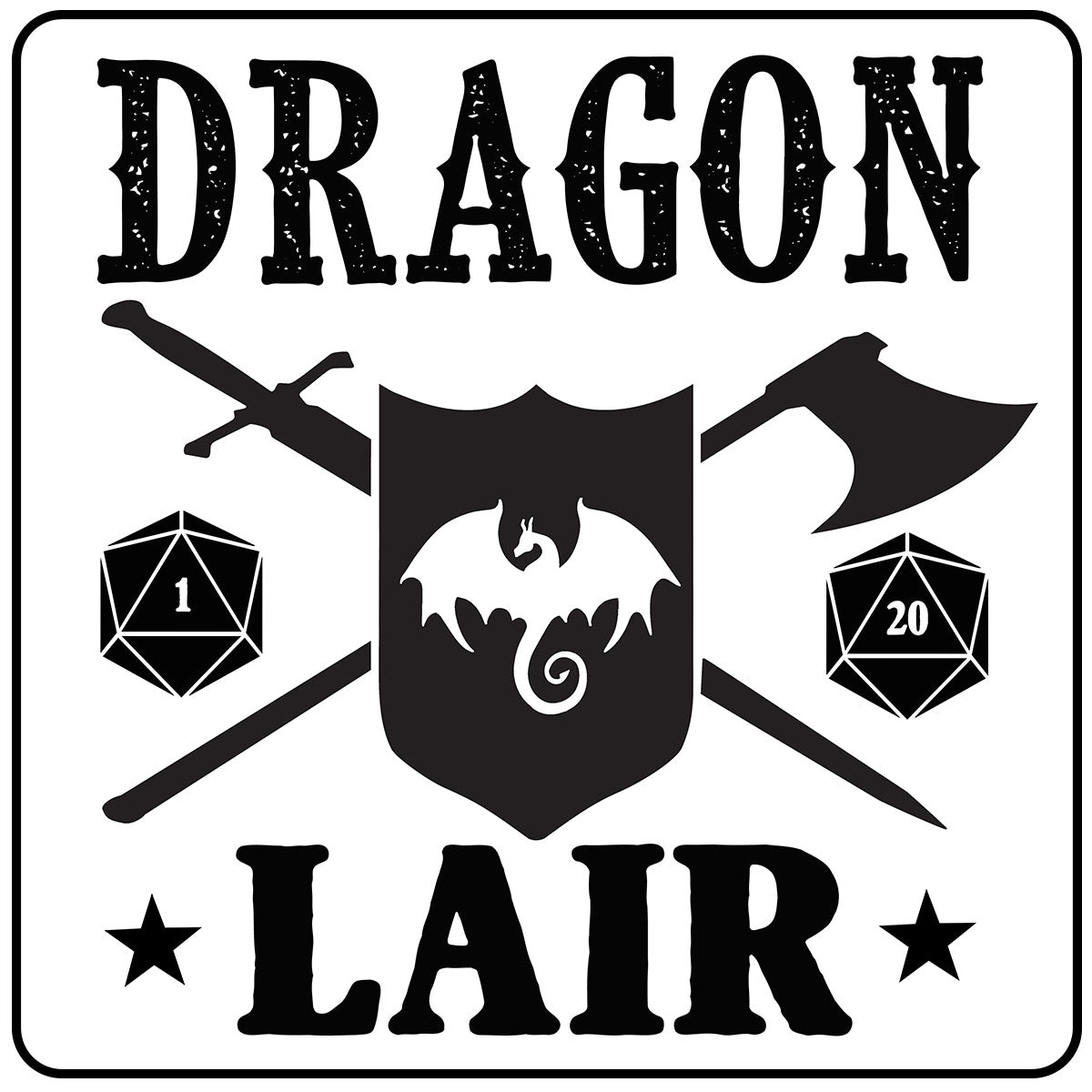 Dragon Lair Stencil Craft Kit