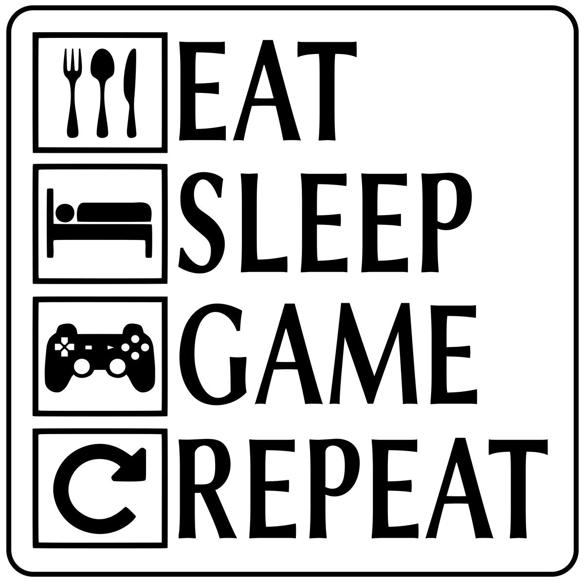 Eat, Sleep, Game, Repeat Kids Craft Kit