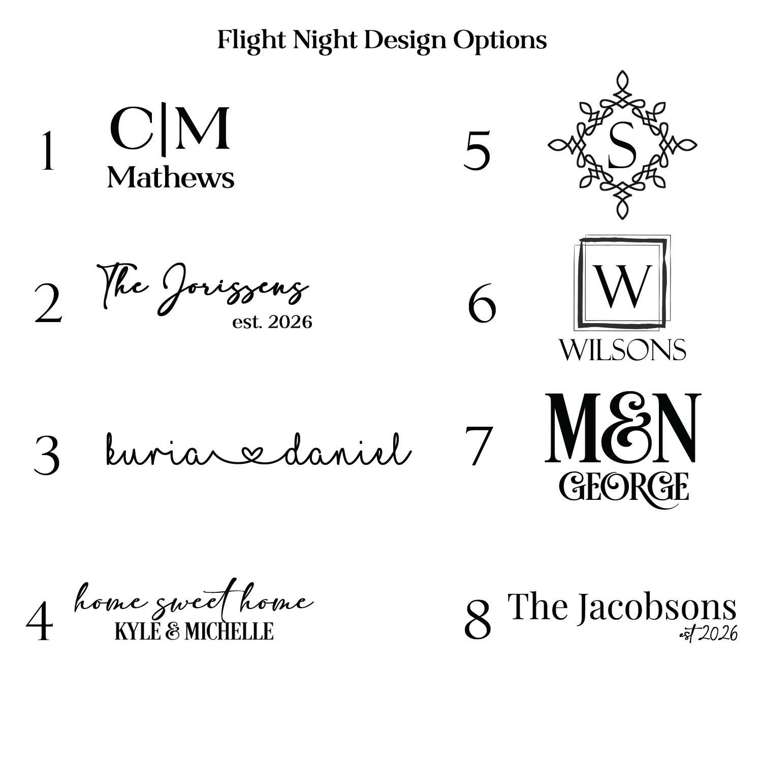 Rectangle Flight Board - 4 Spot