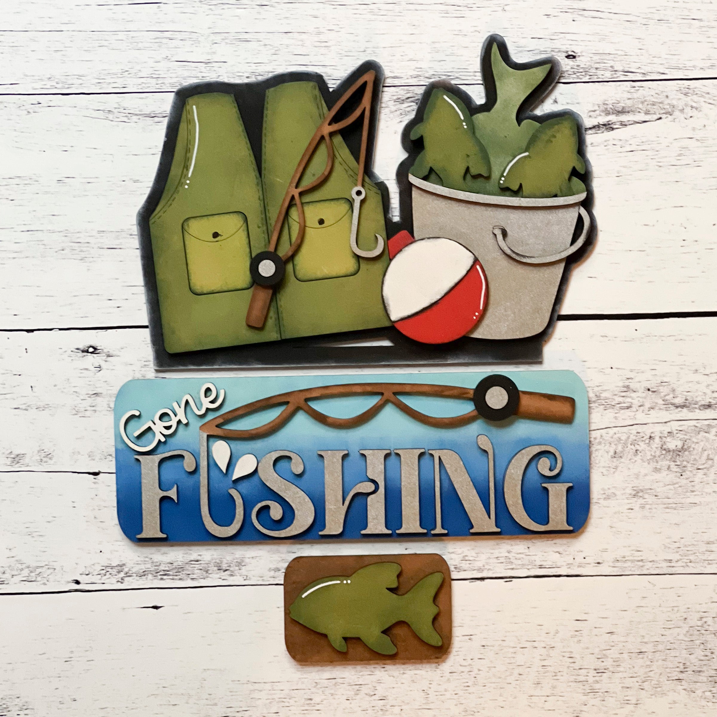 Gone Fishing Truck Insert