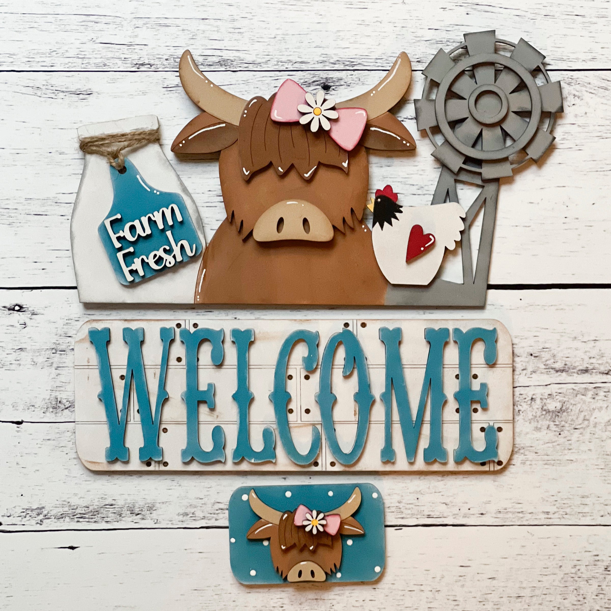 Farmhouse Truck Insert