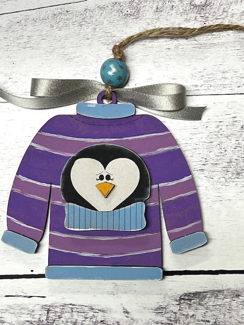 Penguin Sweater Ornament Kit