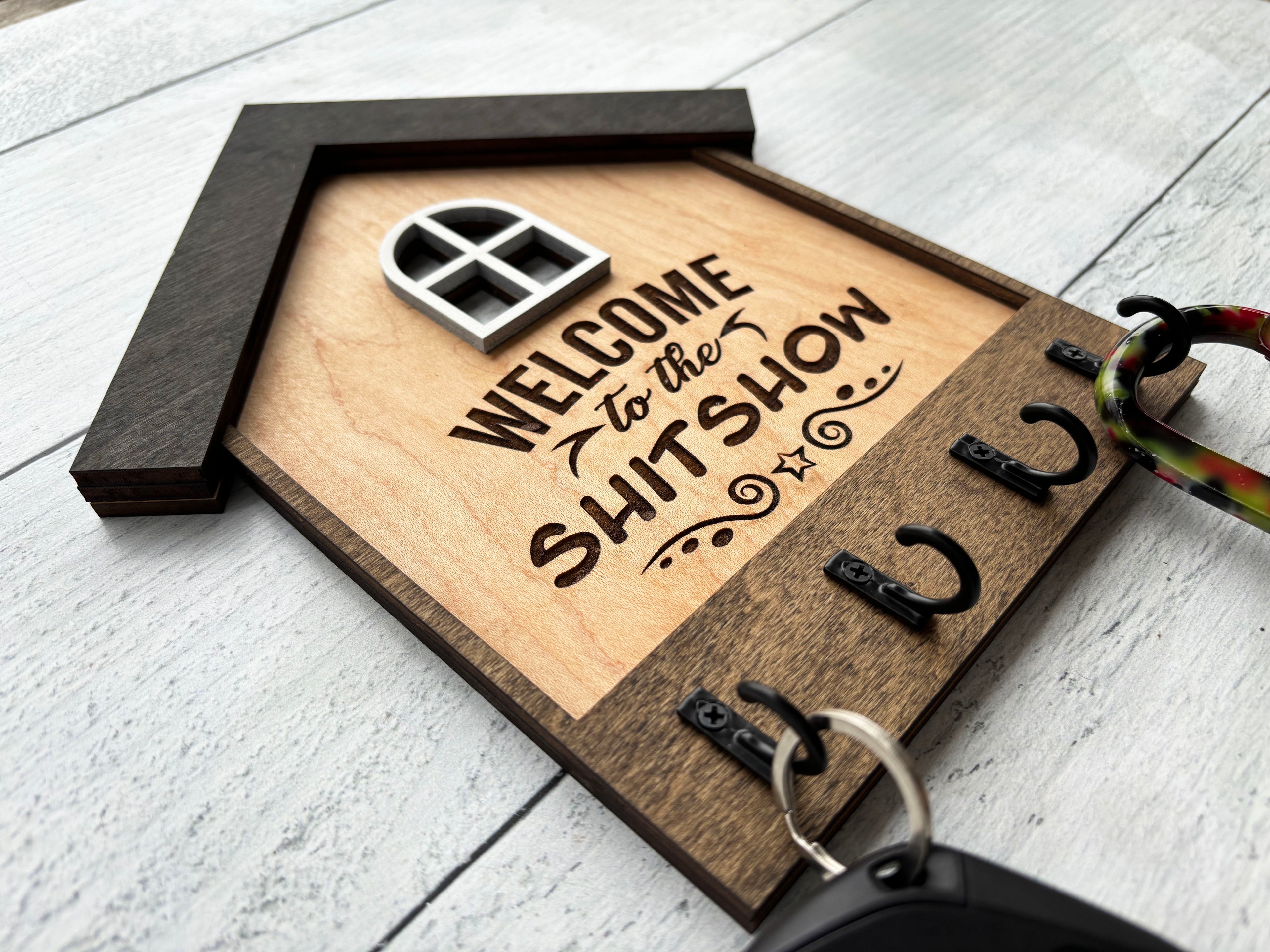 Welcome Home Key Organizer - Welcome to the Shitshow