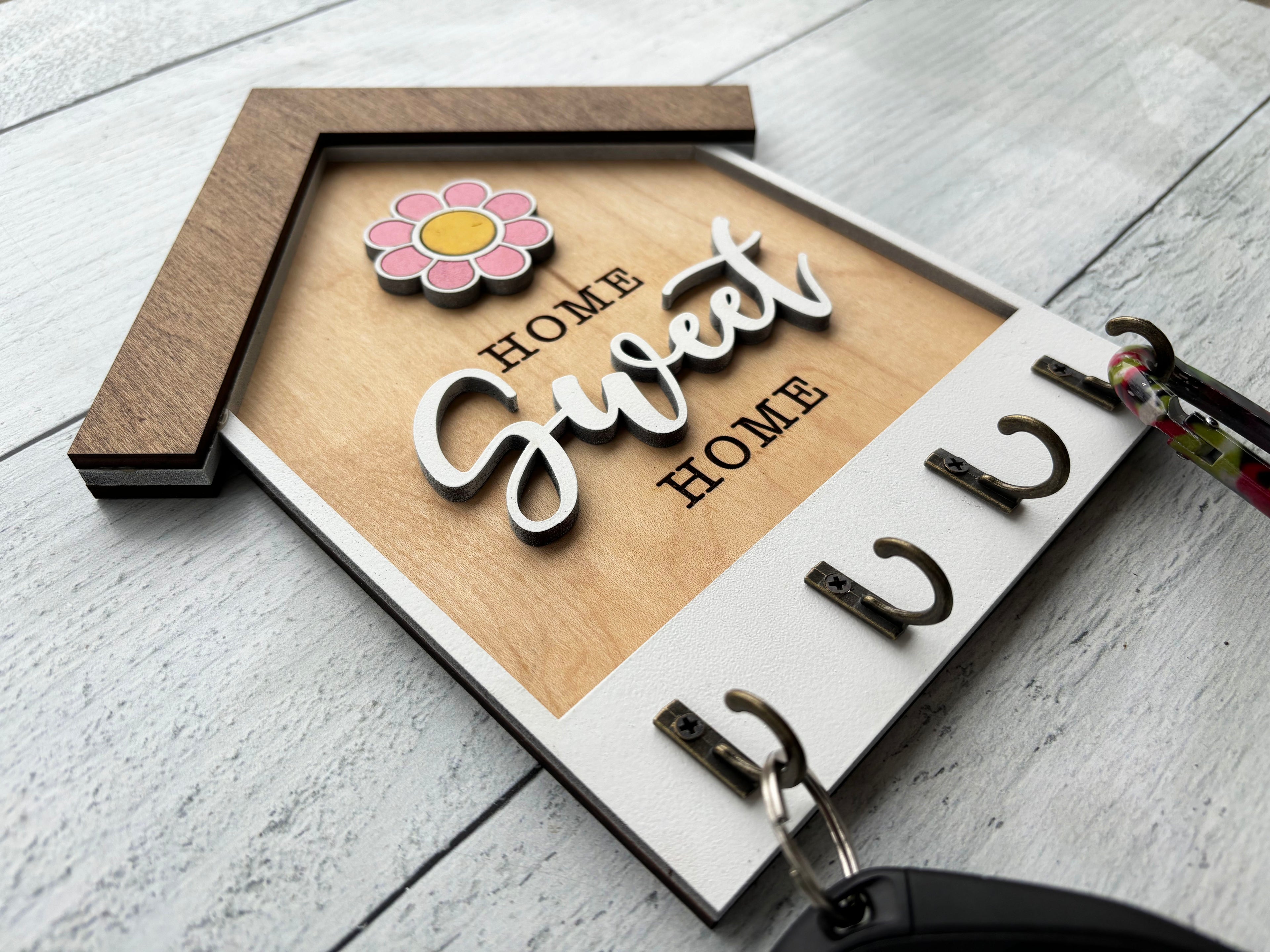 Welcome Home Key Organizer - Home Sweet Home