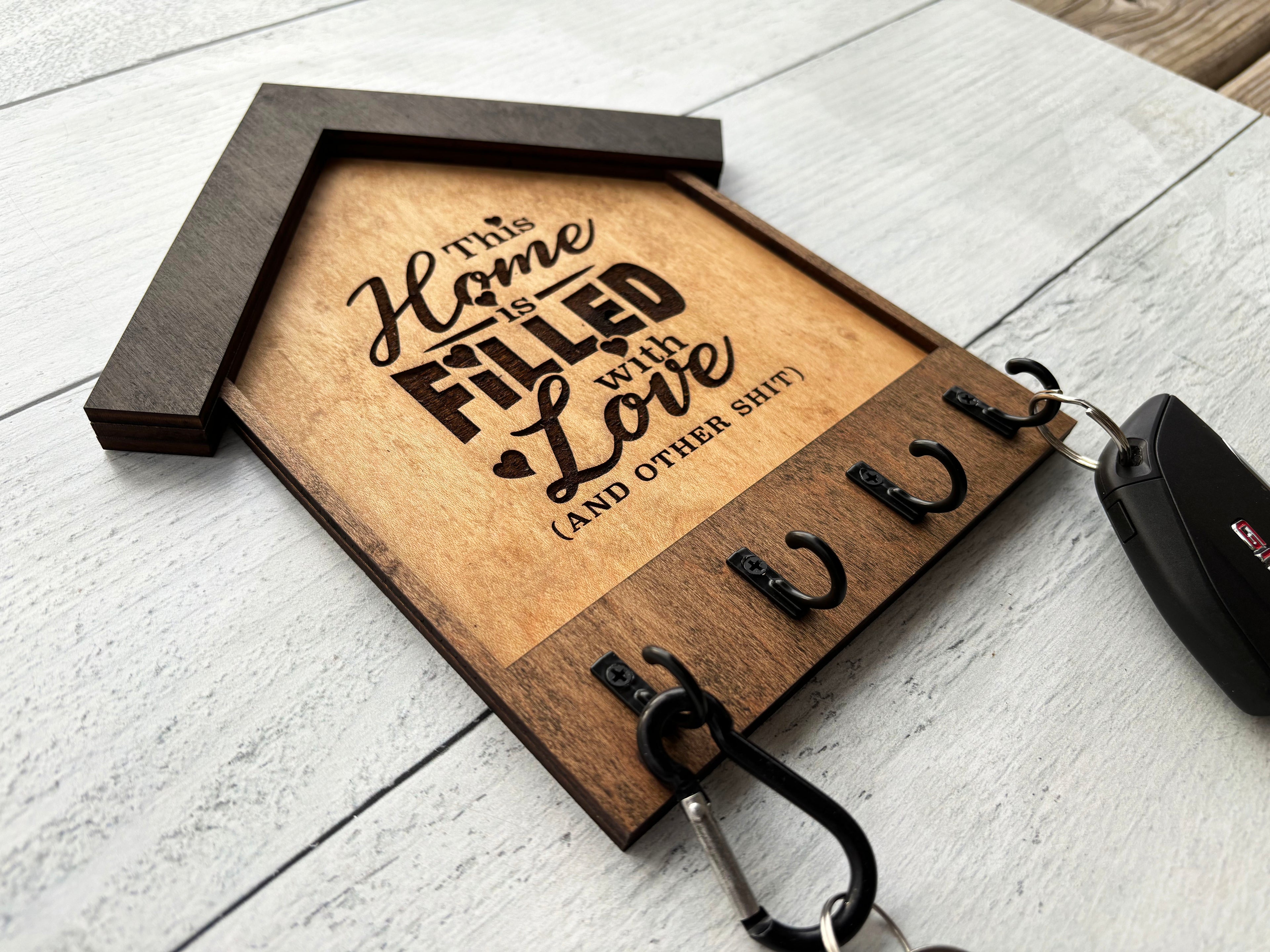 Welcome Home Key Organizer - This Home is Filled w Love
