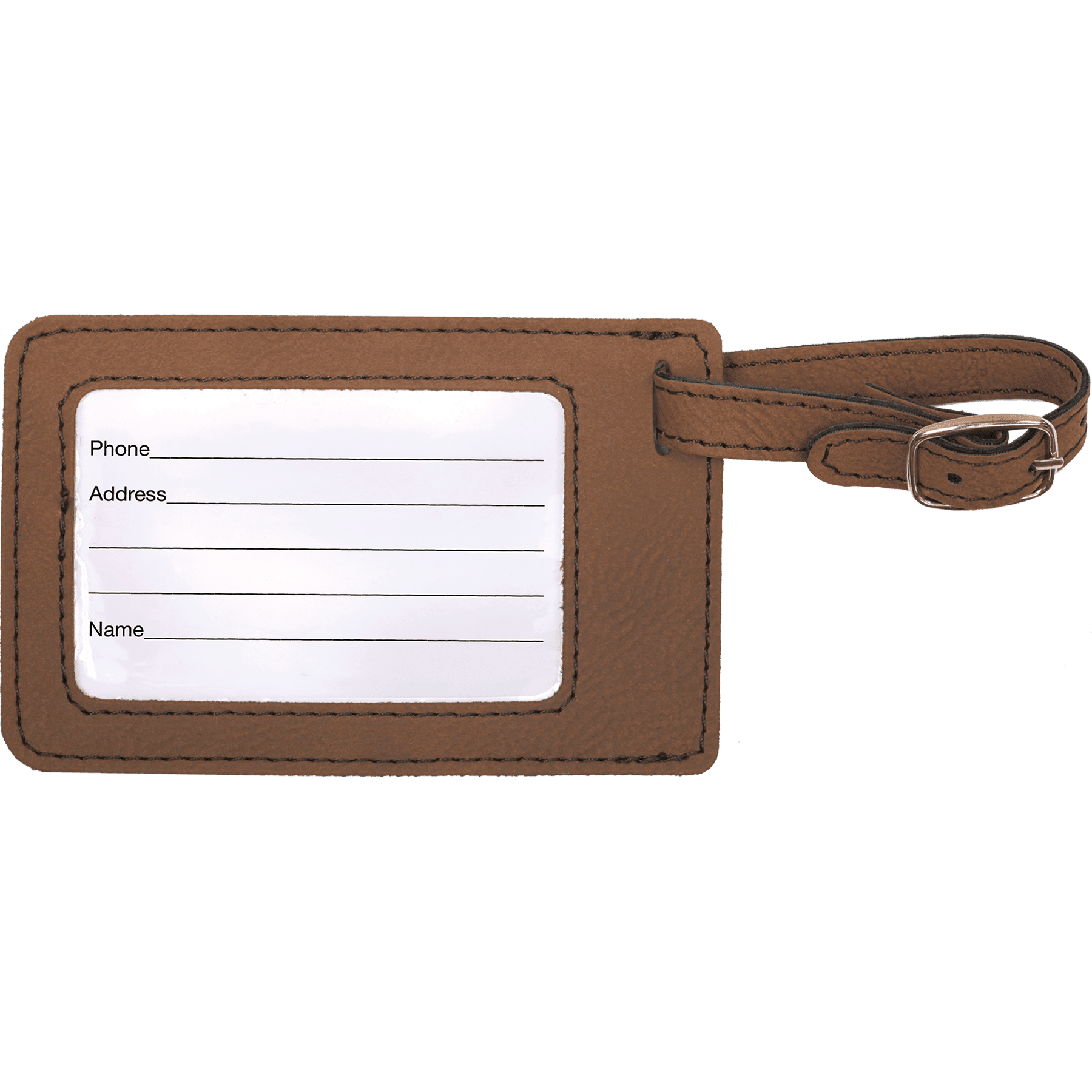 Leatherette Luggage Tag
