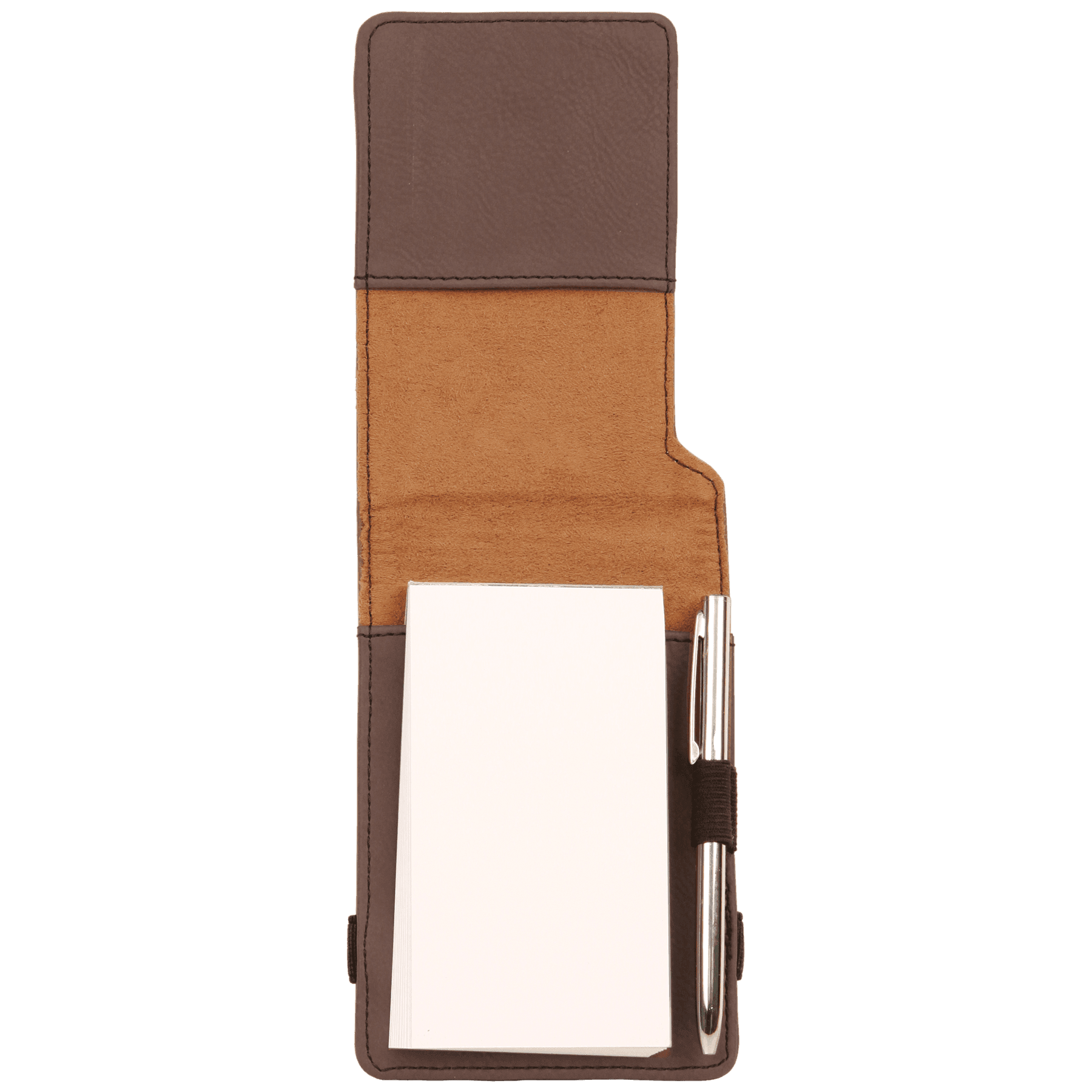 Leatherette Mini Note Pad w/Pen