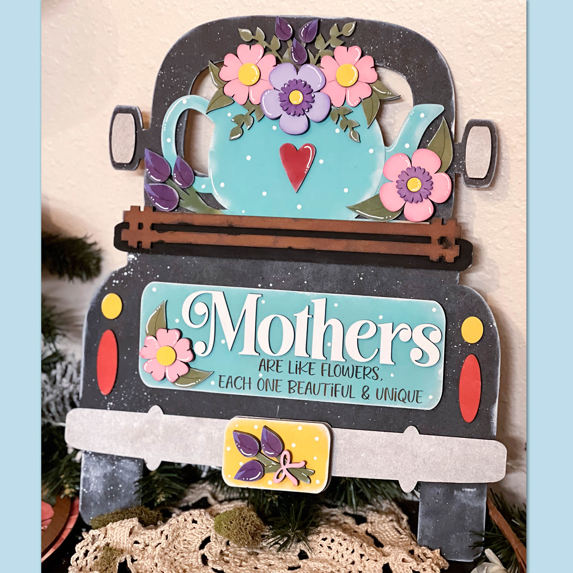 Mother's Day Insert for Interchangeable Truck DIY Kits