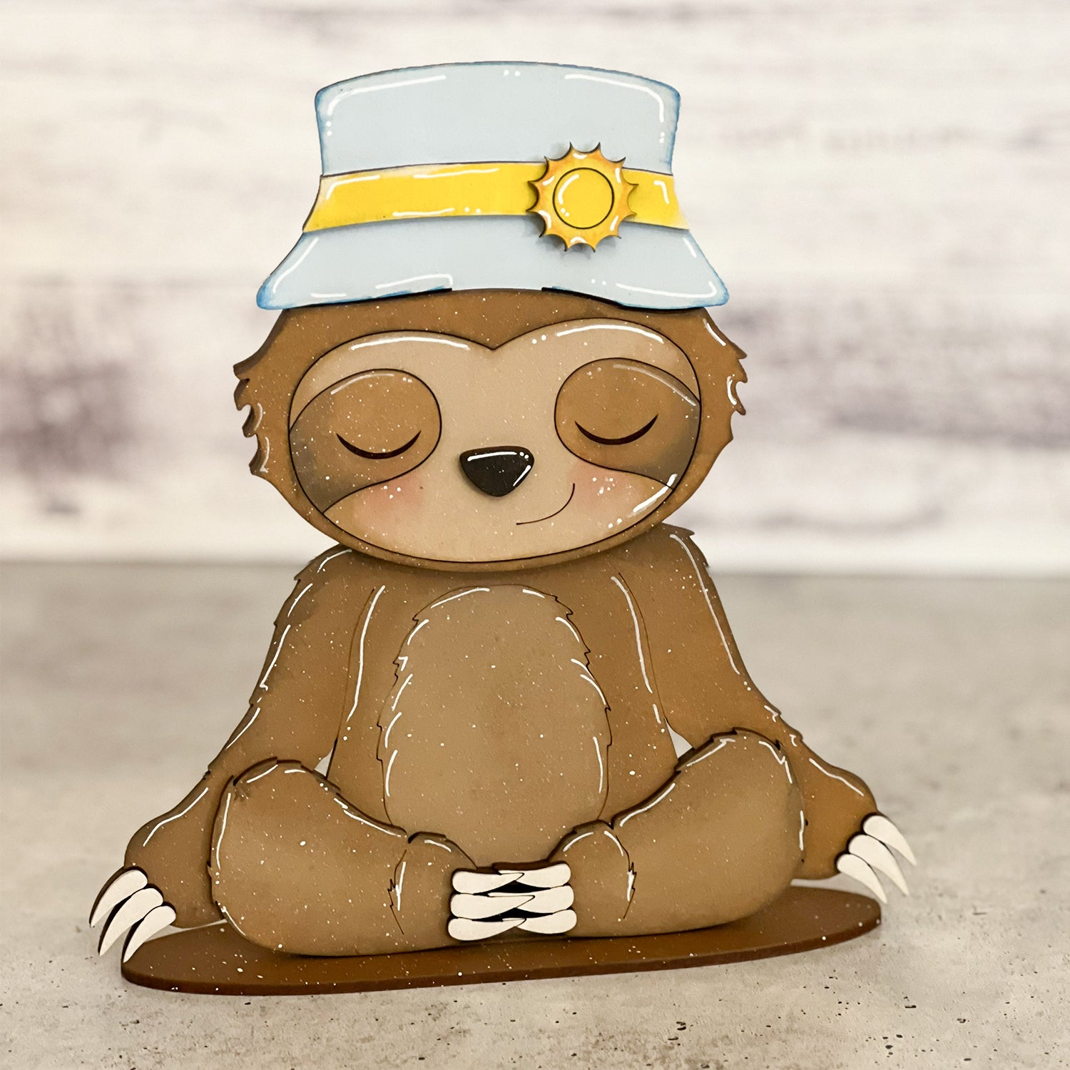 Sloth w Interchangeable Hats