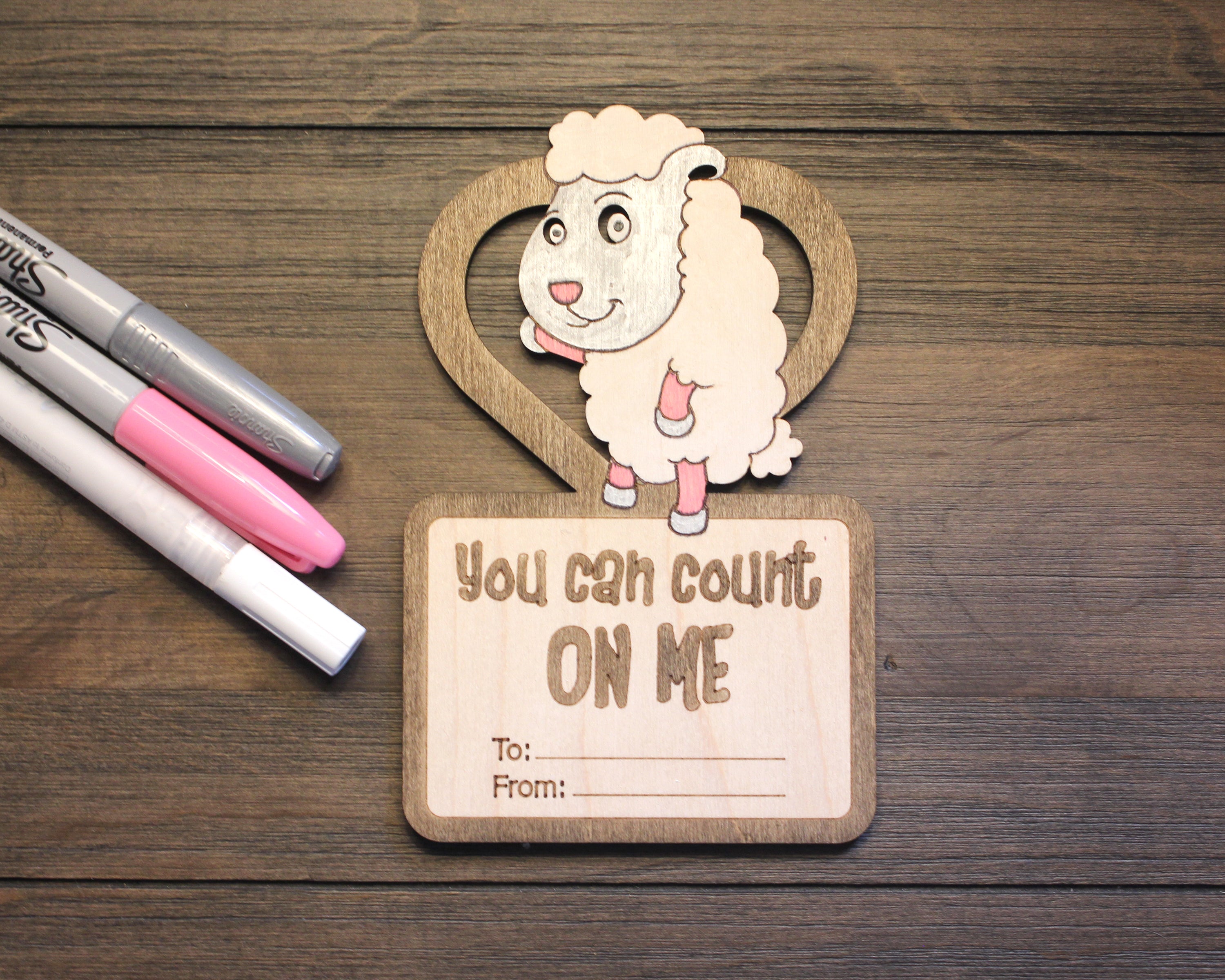 Farm -Themed DIY Valentine’s Day Card Kit