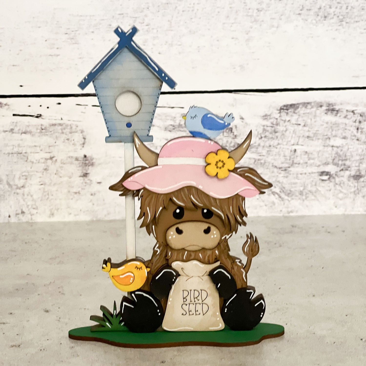 Set of Spring Highland Cows (all 4 designs)