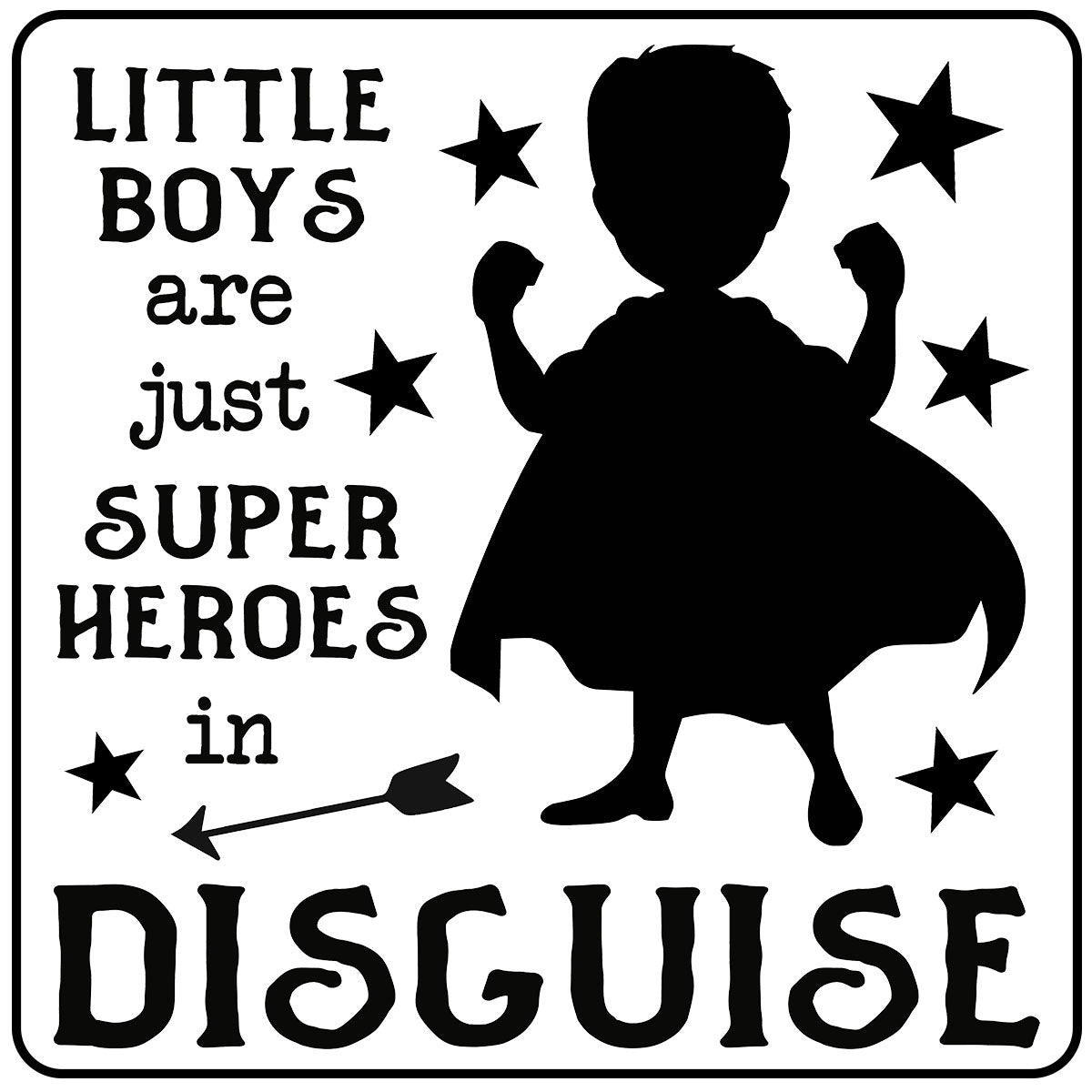 Little Boys are just Super Heroes in Disguise Kid Craft Kit