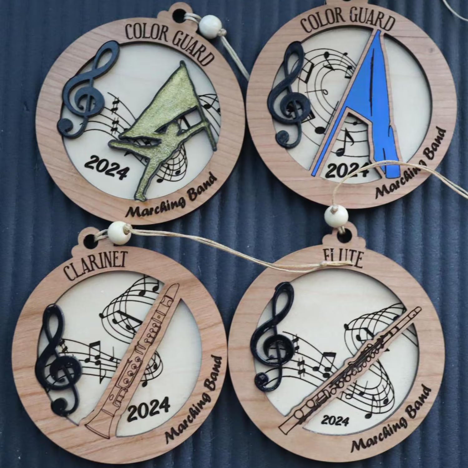 Personalized Instrument Ornaments