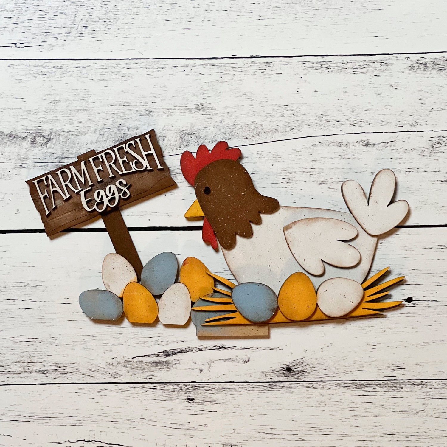 Farm Fresh Egg Basket Insert