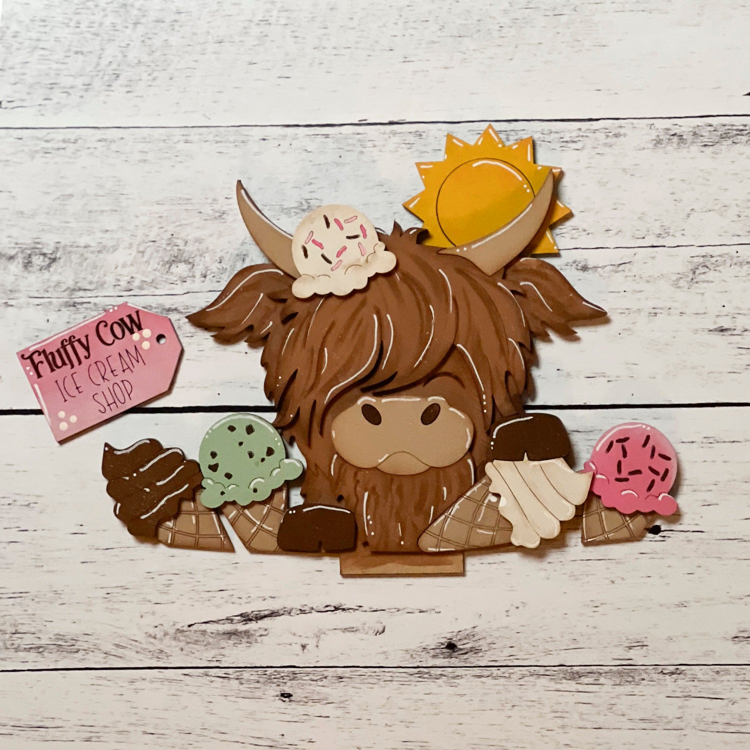 Highland Ice Cream Fun Basket Insert