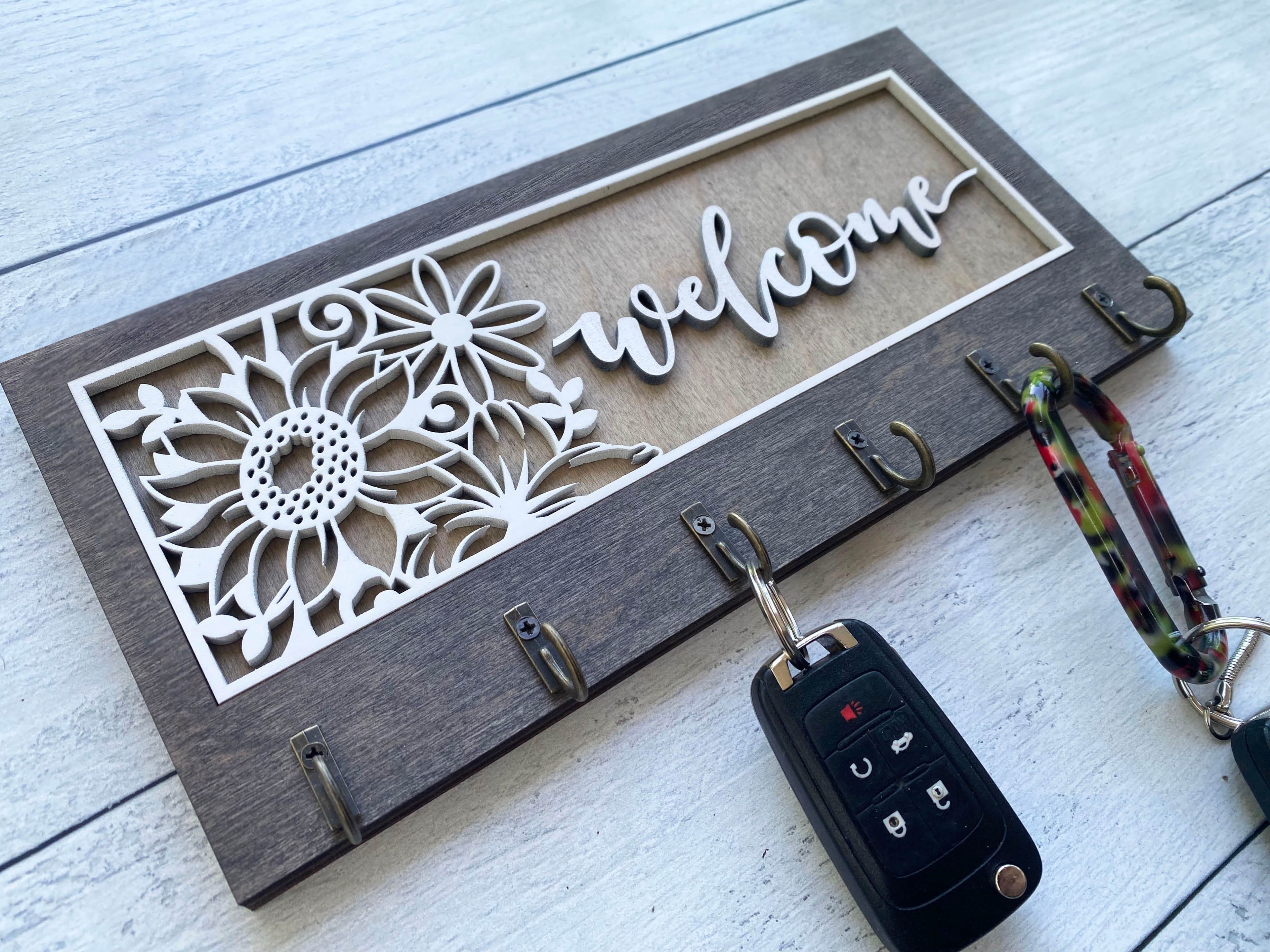 Artisan Key Organizer DIY Kit - Floral 4