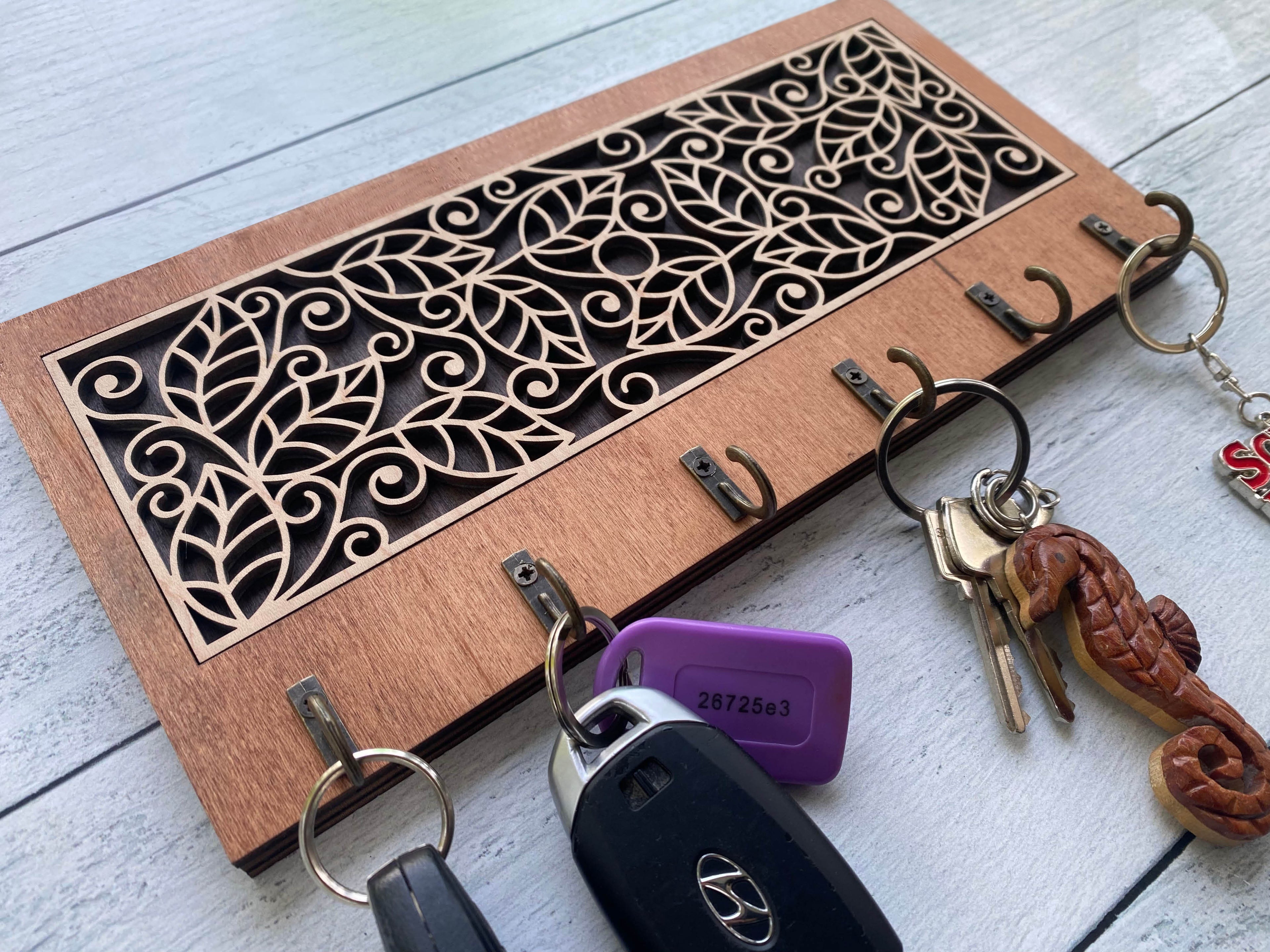 Artisan Key Organizer DIY Kit - Floral 2