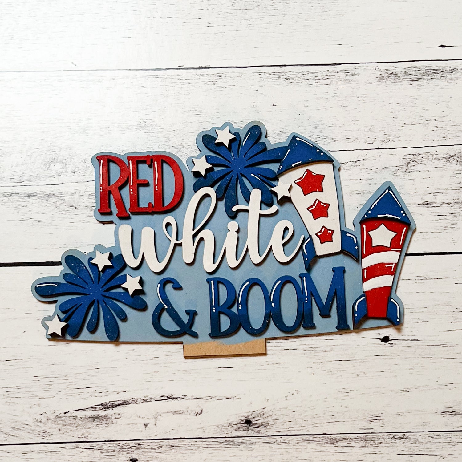 Red, White & Boom Basket Insert