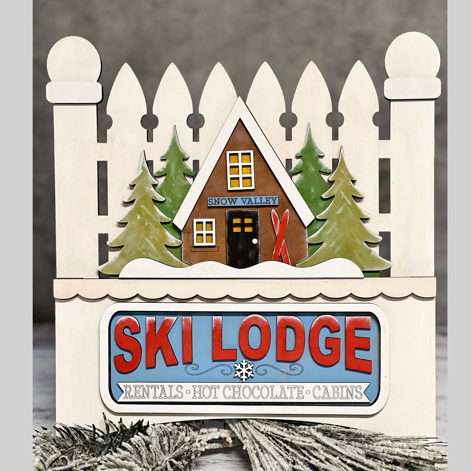 Ski Lodge Truck Insert