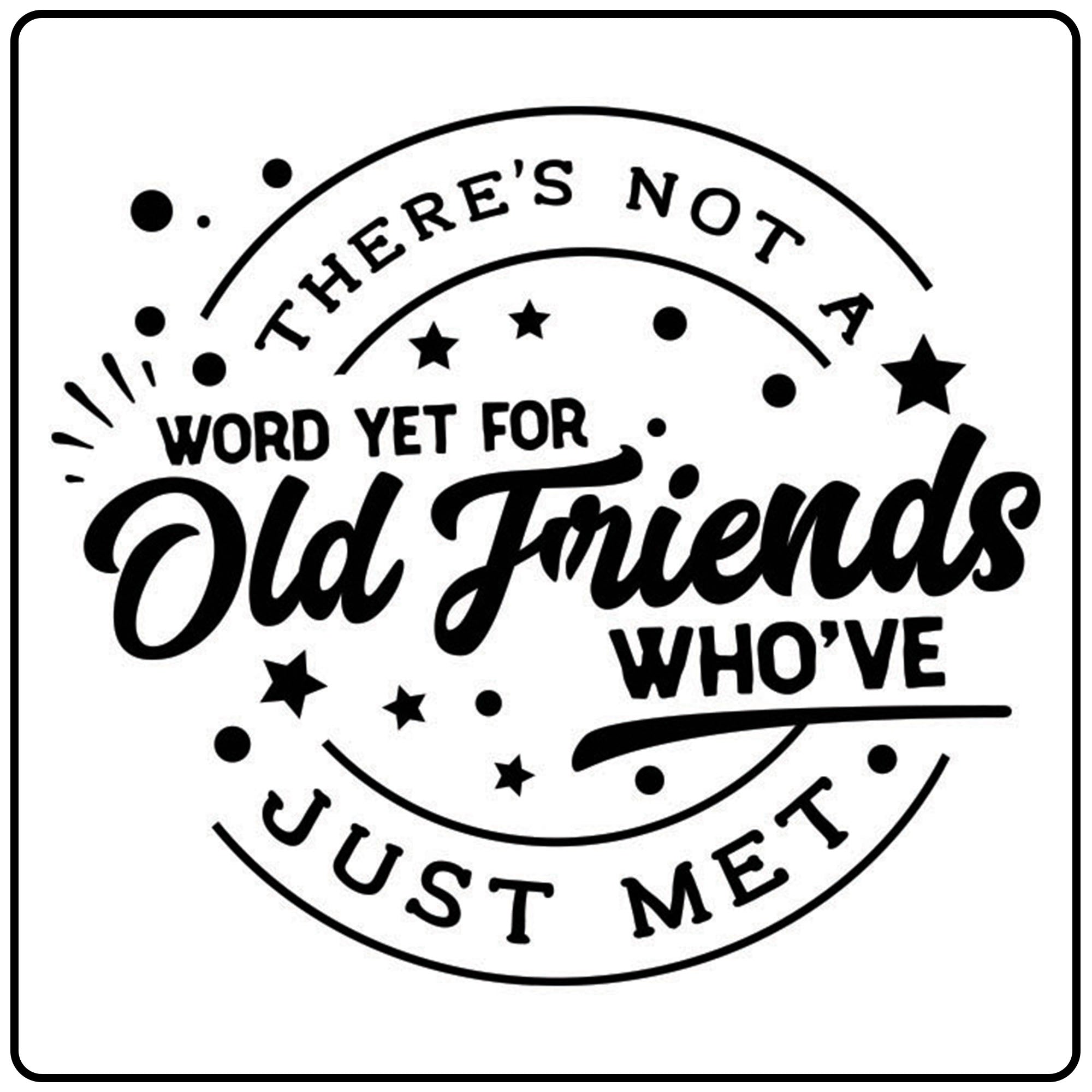 There's not a word yet for old friends Craft Kit