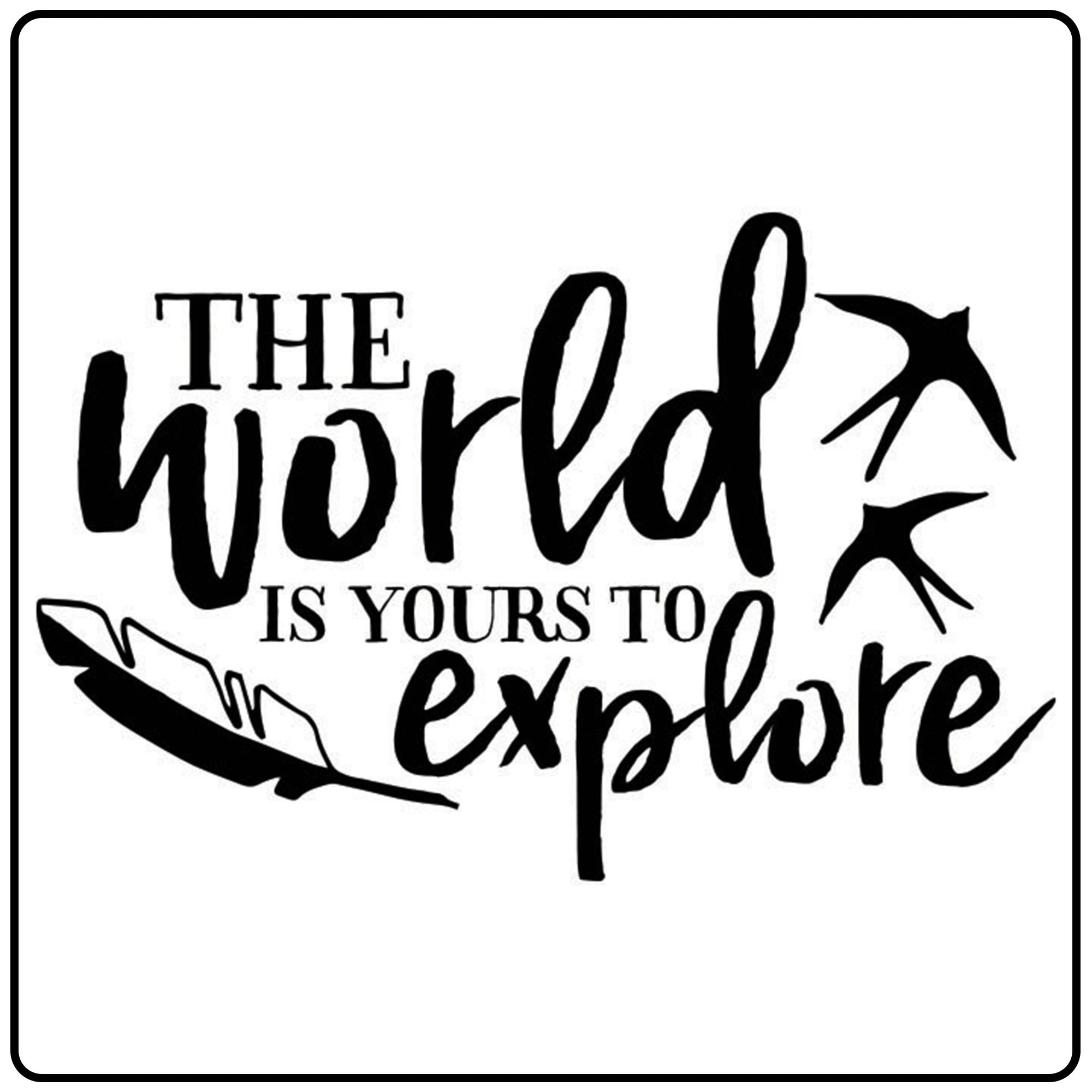 The world is yours to explore craft kit