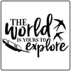 The world is yours to explore craft kit